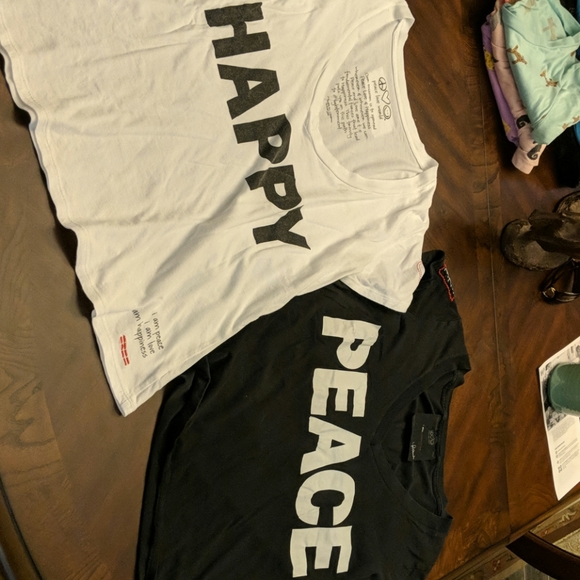 Peace, Love, World t-shirts - Picture 1 of 8